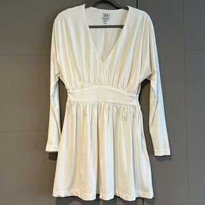 Halston Heritage White Dress Size 2